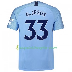 Divisa di Calcio Manchester City G.Jesus 33 Prima 2018/2019